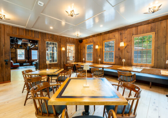 Dining Room at The Brushmill by the Waterfall