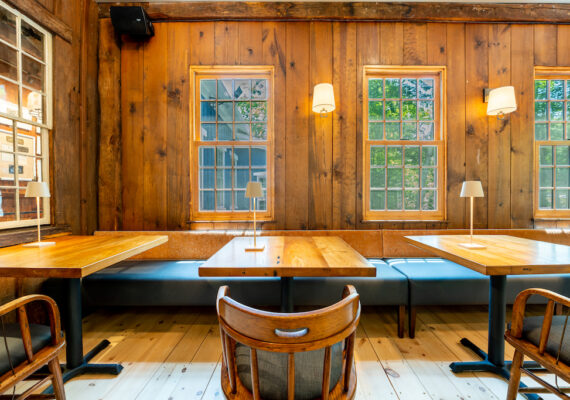 Seating in the Brushmill Dining Room